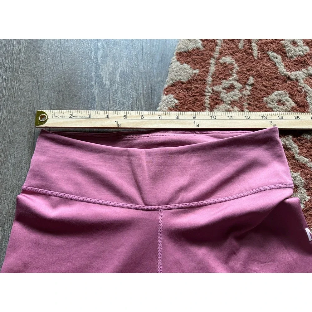 Nike Dri Fit Mauve Pink Spellout‎ Leggings M Medium